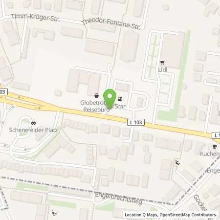 Standortübersicht der Tankstelle star Tankstelle in 22869 Schenefeld