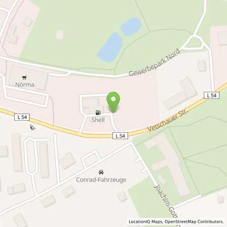 Standortübersicht der Tankstelle Shell Calau Vetschauer Str. 9 in 03205 Calau