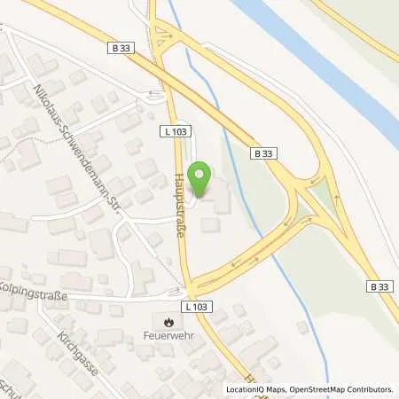 Standortübersicht der Tankstelle Autohaus -Fahrschule Alfred Kopf GmbH in 77790 Steinach