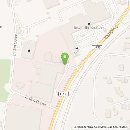 Standortübersicht der Tankstelle Grüne Tankstelle Oeventrop in 59823 Arnsberg