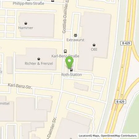 Standortübersicht der Tankstelle Tankstelle Gießen-Gottlieb-Daimler in 35398 Gießen