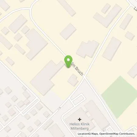 Standortübersicht der Tankstelle Tankstelle Miltenberg in 63897 Miltenberg