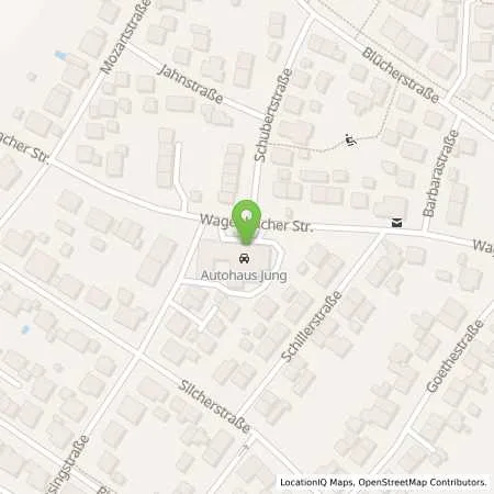 Standortübersicht der Tankstelle Autohaus Jung GmbH in 74936 Siegelsbach