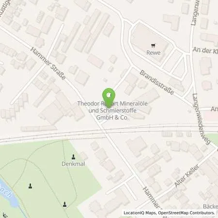 Standortübersicht der Tankstelle Rubart in 59457 Werl