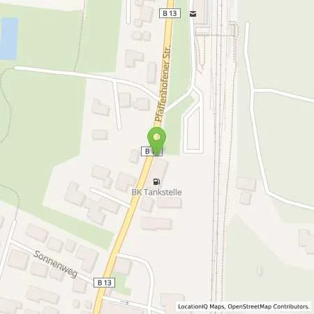 Standortübersicht der Tankstelle BK-Tankstelle Christian Schmerber in 85293 Reichertshausen