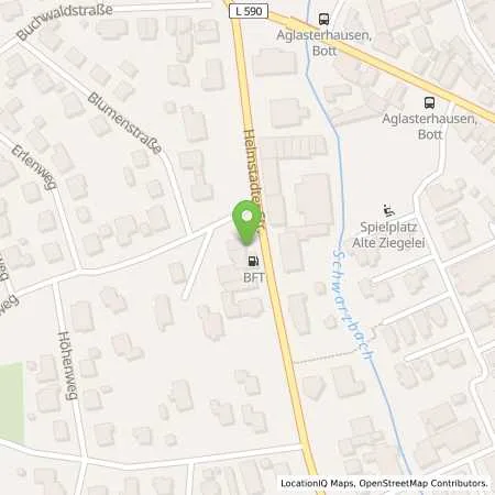 Standortübersicht der Tankstelle BFT Tankstelle in 74858 Aglasterhausen