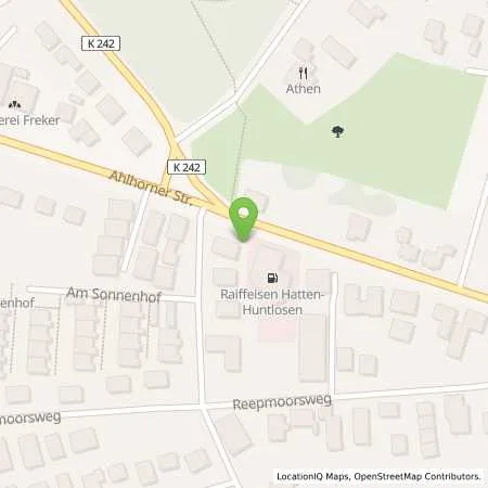 Standortübersicht der Tankstelle Wildeshausen , Ahlhorner Straße 27 in 27793 Wildeshausen