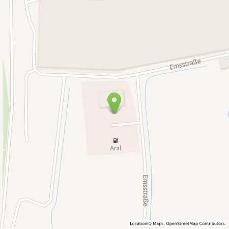 Standortübersicht der Tankstelle Pludra Tankpunkt Ritzerfeld in 26871 Aschendorf