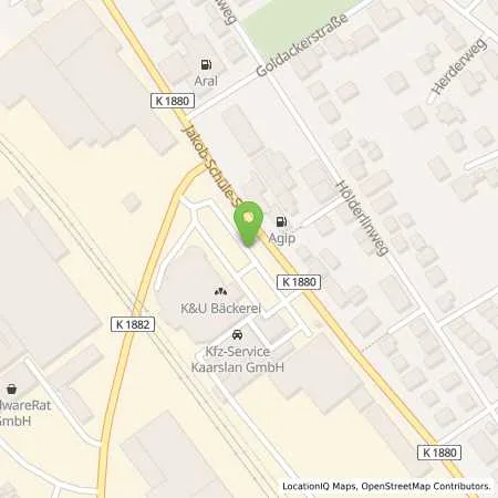 Standortübersicht der Tankstelle PLUEDERHAUSEN - JAKOB-SCHUELE-STR. in 73655 Pluederhausen