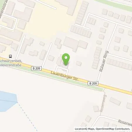 Standortübersicht der Tankstelle Reinhold & Müller GbR in 21493 Schwarzenbek