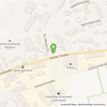 Standortübersicht der Tankstelle AVIA XPress Automatenstation in 91174 Spalt