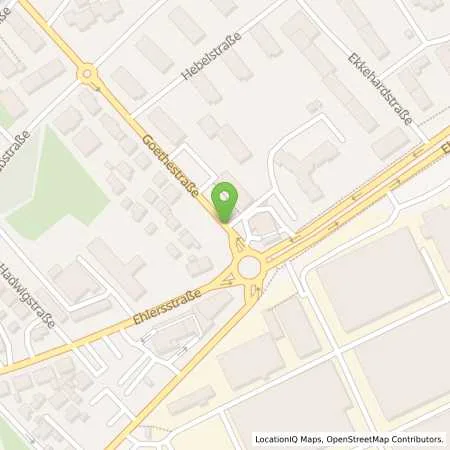 Standortübersicht der Tankstelle FRIEDRICHSHAFEN - GOETHESTR. 2 in 88046 Friedrichshafen