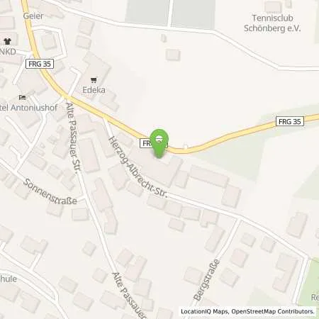 Standortübersicht der Tankstelle AVIA Tankstelle in 94513 Schönberg