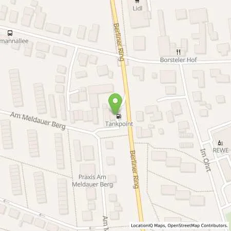 Standortübersicht der Tankstelle Sven Freitag in 27283 Verden (Aller)