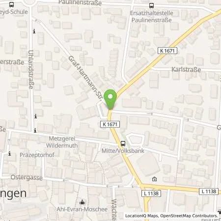 Standortübersicht der Tankstelle Esso Tankstelle in 71706 MARKGROENINGEN