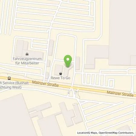 Standortübersicht der Tankstelle Aral Tankstelle in 65428 Rüsselsheim