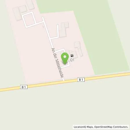 Standortübersicht der Tankstelle Q1 Tankstelle in 39307 Roßdorf