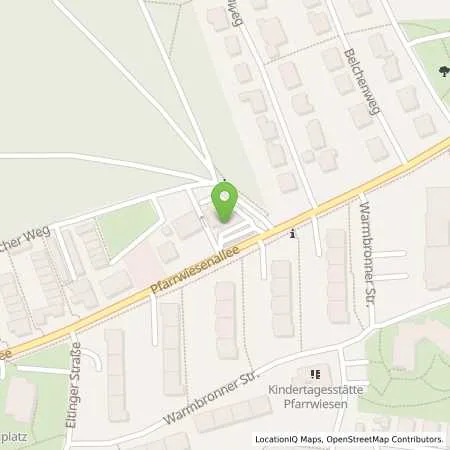 Standortübersicht der Tankstelle Shell Sindelfingen Pfarrwiesenallee 10 in 71067 Sindelfingen