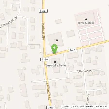 Standortübersicht der Tankstelle Tankstelle Holle in 31188 Holle