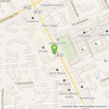 Standortübersicht der Tankstelle Gruber Ottobrunn in 85521 Ottobrunn