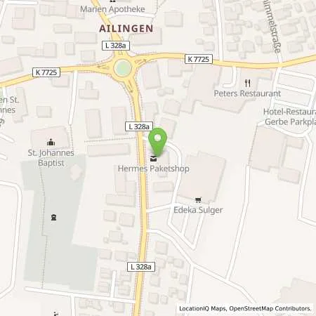 Standortübersicht der Tankstelle Friedrichshafen Bodenseestrasse 9 in 88048 Friedrichshafen