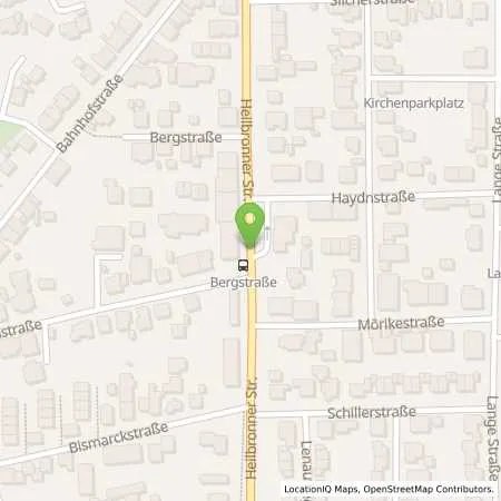 Standortübersicht der Tankstelle BAD FRIEDRICHSHALL - HEILBRONNER ST in 74177 Bad Friedrichshall