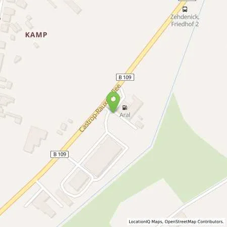 Standortübersicht der Tankstelle Aral Tankstelle in 16792 Zehdenick