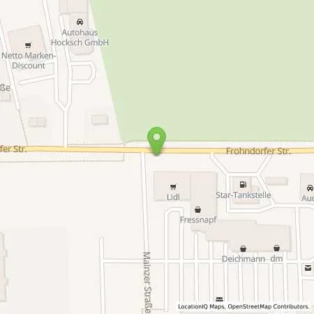 Standortübersicht der Tankstelle star Tankstelle in 99610 Sömmerda
