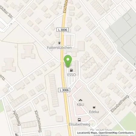 Standortübersicht der Tankstelle Esso Tankstelle in 61449 STEINBACH