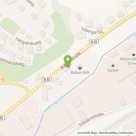 Standortübersicht der Tankstelle Elan St. Georgen in 78112 St. Georgen