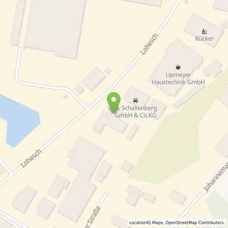 Standortübersicht der Tankstelle BSB Benzinkontor GmbH & Co. KG in 49525 Lengerich