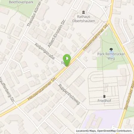 Standortübersicht der Tankstelle Esso Tankstelle in 63179 OBERTSHAUSEN