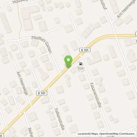 Standortübersicht der Tankstelle star Tankstelle in 30900 Wedemark