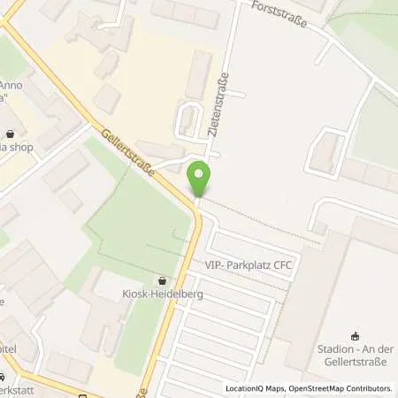 Standortübersicht der Tankstelle star Tankstelle in 09130 Chemnitz