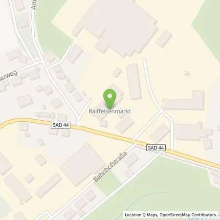 Standortübersicht der Tankstelle Raiffeisen Waren + Dienstleistungs GmbH in 92539 Schönsee