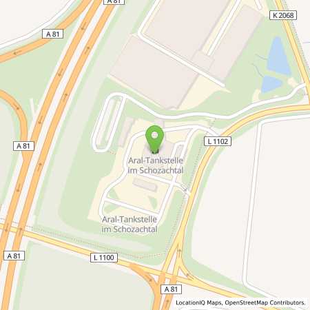 Standortübersicht der Benzin-Super-Diesel Tankstelle: Aral Tankstelle in 74360, Ilsfeld
