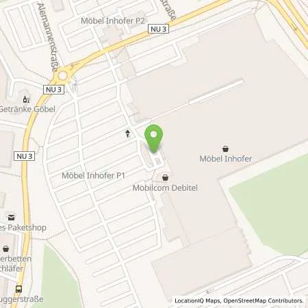 Standortübersicht der Tankstelle Tankstelle Möbel Inhofer in 89250 Senden