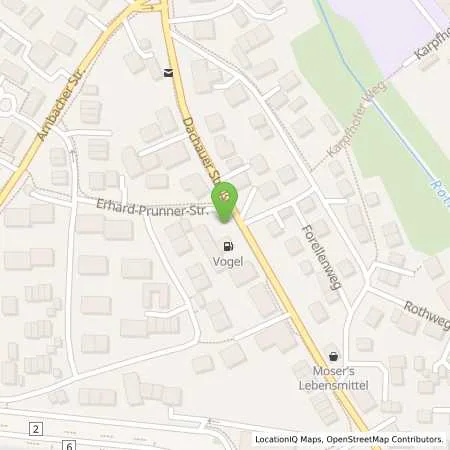 Standortübersicht der Tankstelle BK-Tankstelle Vogel in 85229 Markt Indersdorf