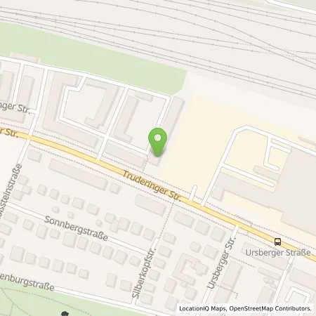 Standortübersicht der Tankstelle JET MUENCHEN TRUDERINGER STR. 186 in 81825 MUENCHEN