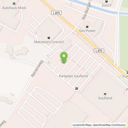 Standortübersicht der Benzin-Super-Diesel Tankstelle: Supermarkt-Tankstelle DELMENHORST REINERSWEG 2 in 27751, DELMENHORST