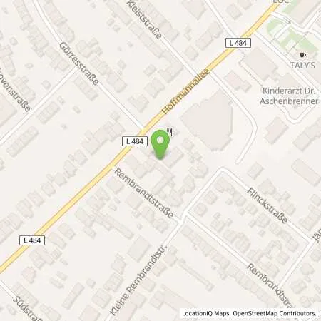 Standortübersicht der Tankstelle Shell Kleve Hoffmannallee 69 in 47533 Kleve