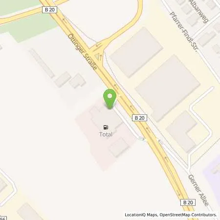 Standortübersicht der Tankstelle TotalEnergies Eggenfelden in 84307 Eggenfelden