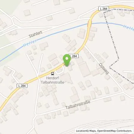 Standortübersicht der Tankstelle SB Herdorf Schneiderstraße 60 in 57562 Herdorf