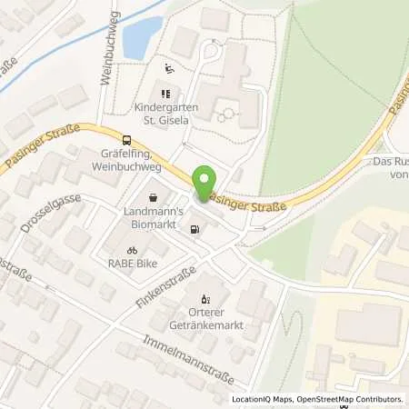 Standortübersicht der Tankstelle Aral Tankstelle in 82166 Gräfelfing