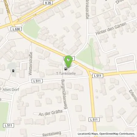 Standortübersicht der Tankstelle Marion Artelt-Wewers in 45701 Herten