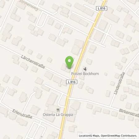 Standortübersicht der Tankstelle Frenzel in 26345 Bockhorn