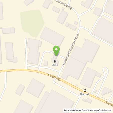 Standortübersicht der Benzin-Super-Diesel Tankstelle: AVIA Tankstelle in 59494, Soest