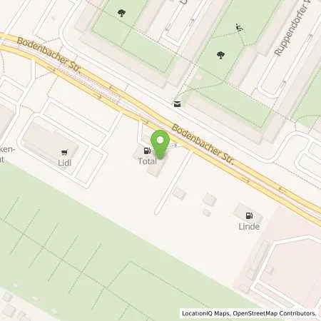 Standortübersicht der Tankstelle TotalEnergies Dresden in 01277 Dresden
