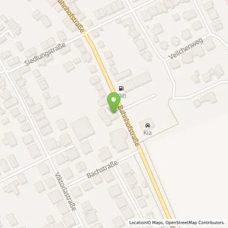 Standortübersicht der Tankstelle OIL! Tankstelle St. Leon-Rot in 68789 St. Leon-Rot