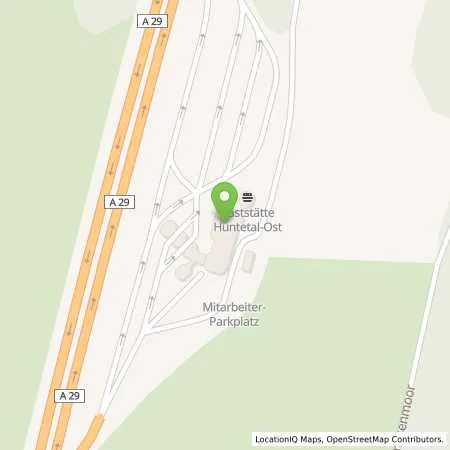 Standortübersicht der Tankstelle Aral Tankstelle, BAT HUNTETAL OST in 26203 Wardenburg